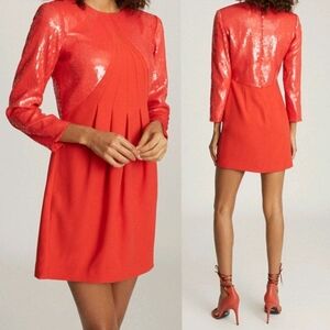 Reiss Cara Sequined Mini Dress